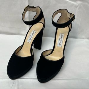 Jimmy Choo Velvet Pumps
